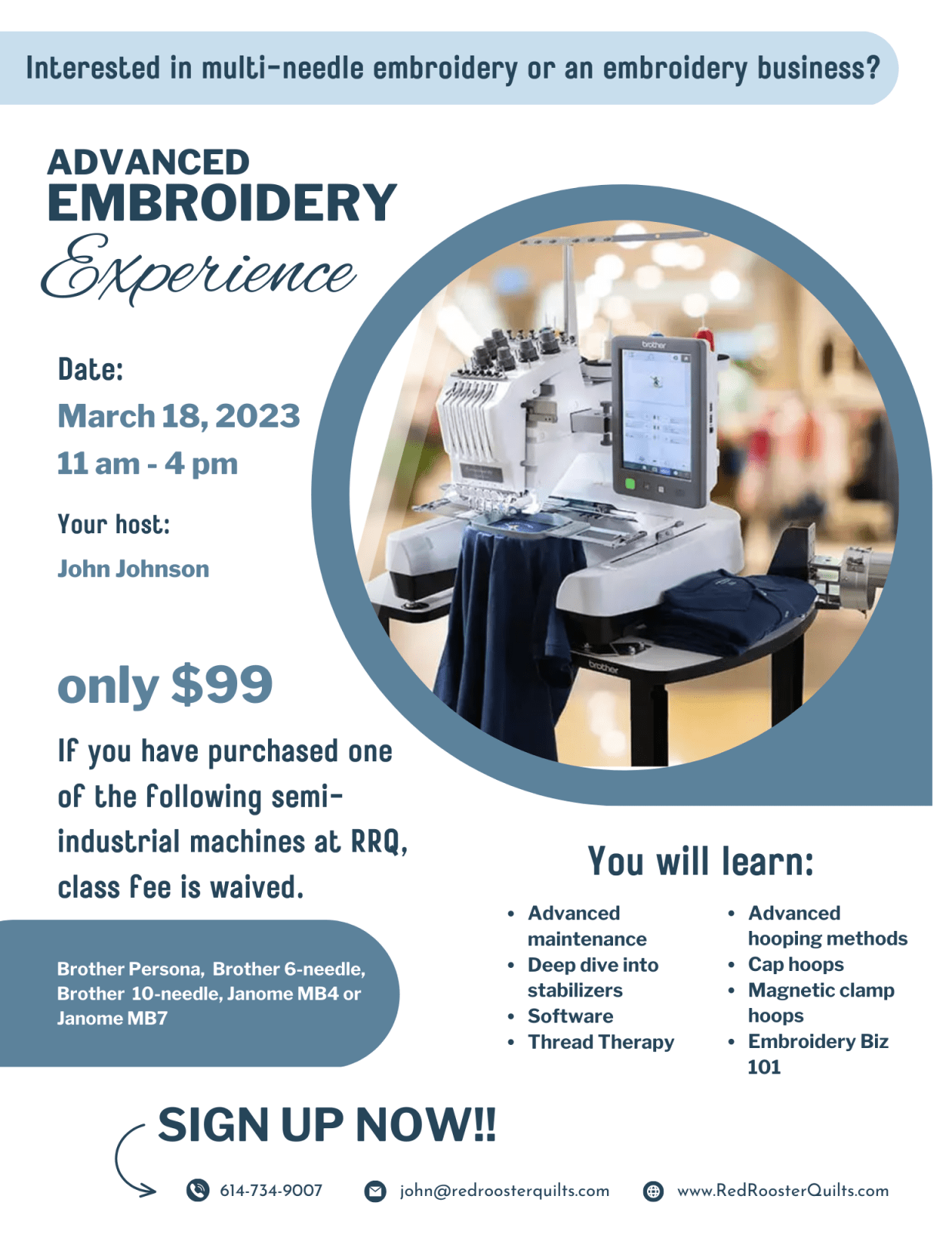 Advanced Embroidery Experience