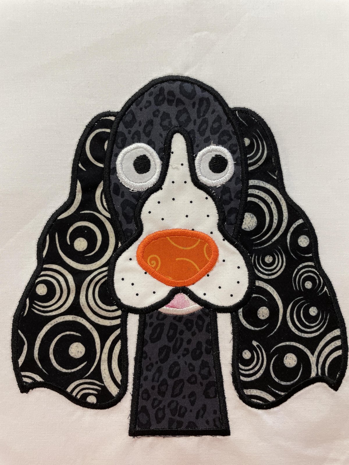 DPAPP Dog Park Applique Quilt Block