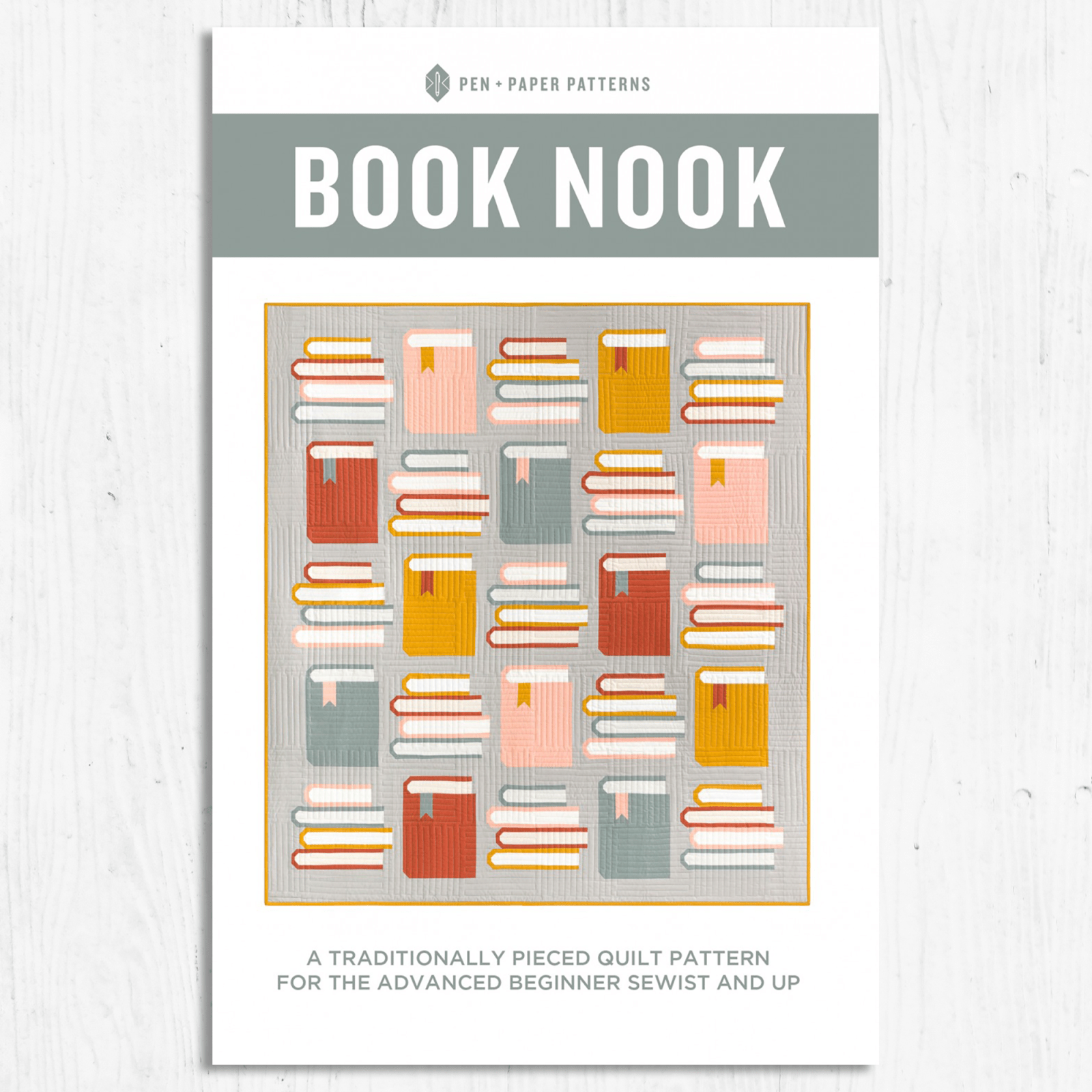 Pen + Paper Patterns Book Nook Quilt