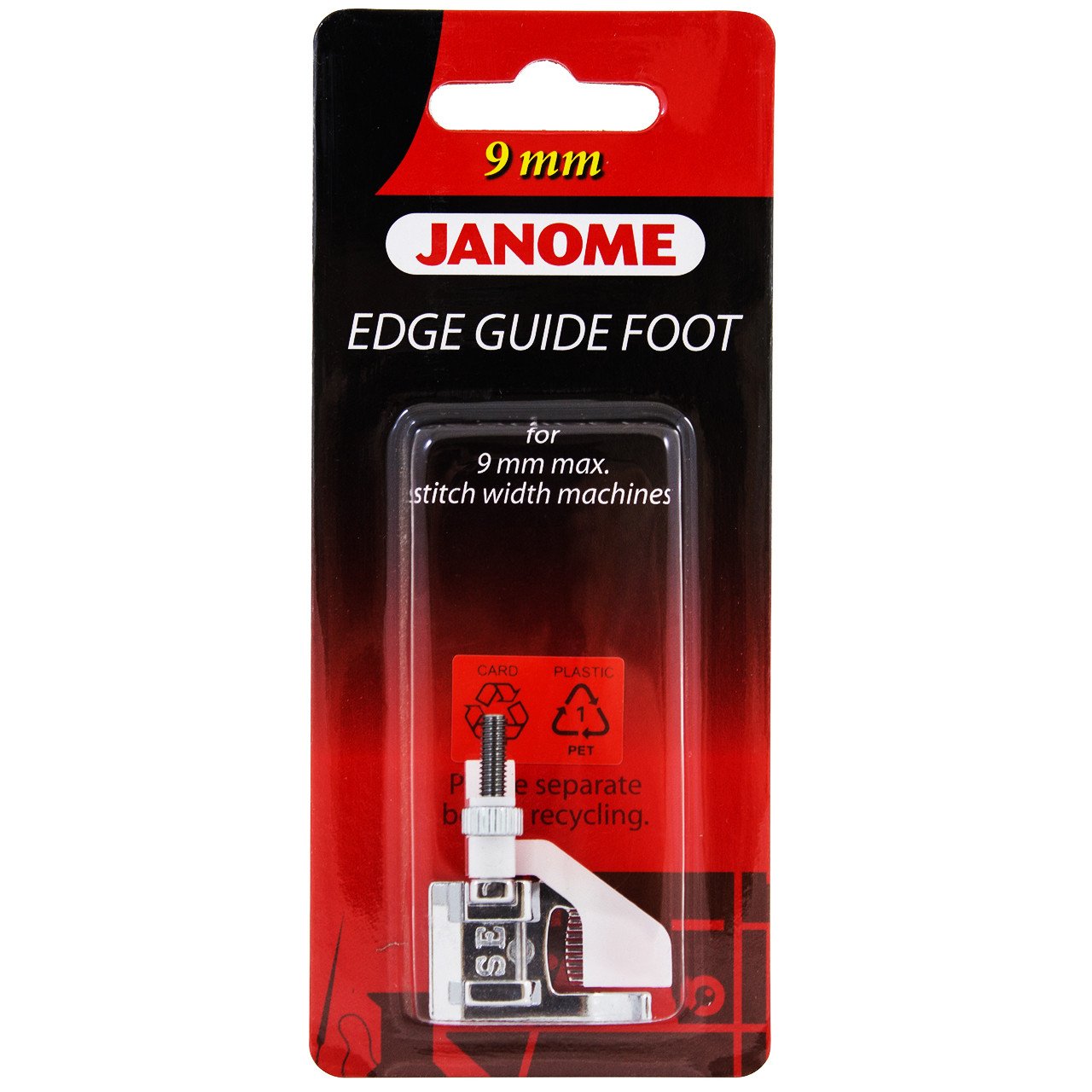Janome Edge Guide Foot 9mm machines