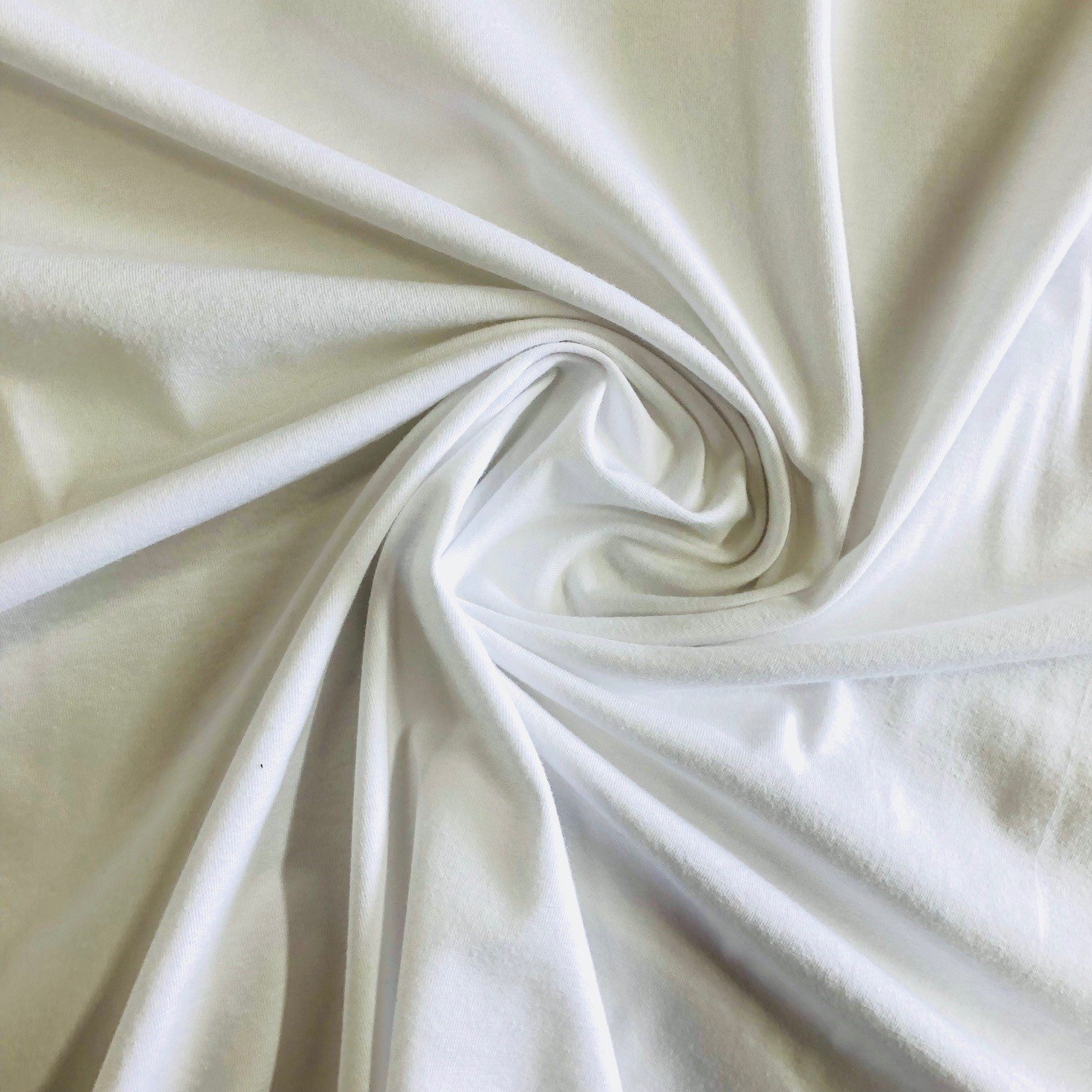 White Jersey Knit Cotton/Spandex Riley Blake