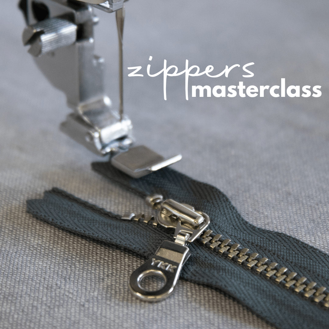 garment skills sewing with zippers masterclass