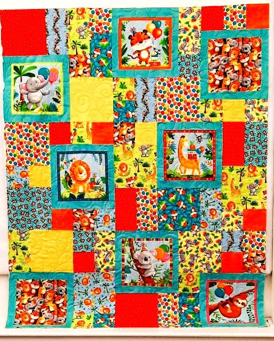 Party Animals Perfect Ten Quilt Kit