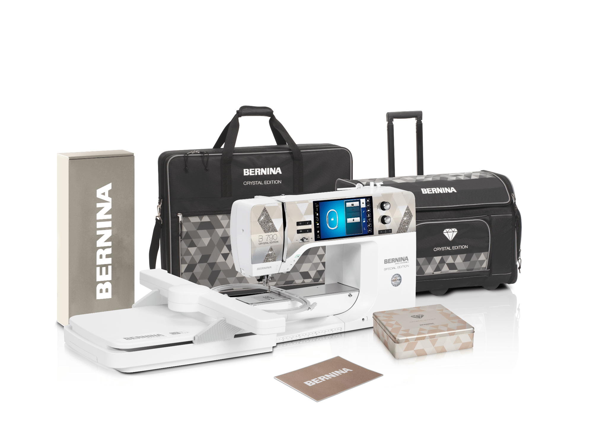 BERNINA 790 Plus Crystal Edition w/Trolley