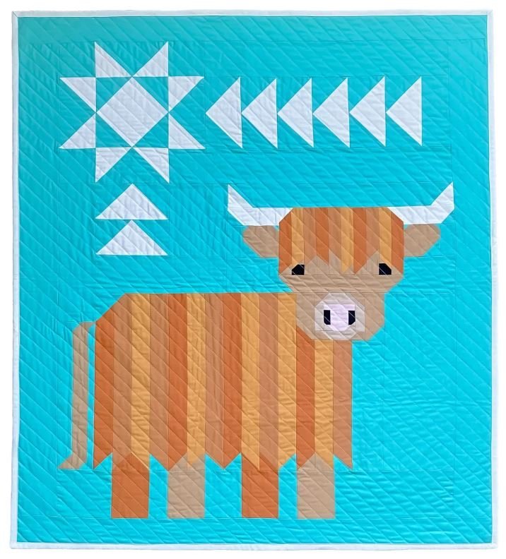 Cattle Call A Highland Coo Quilt Kit **PREORDER**