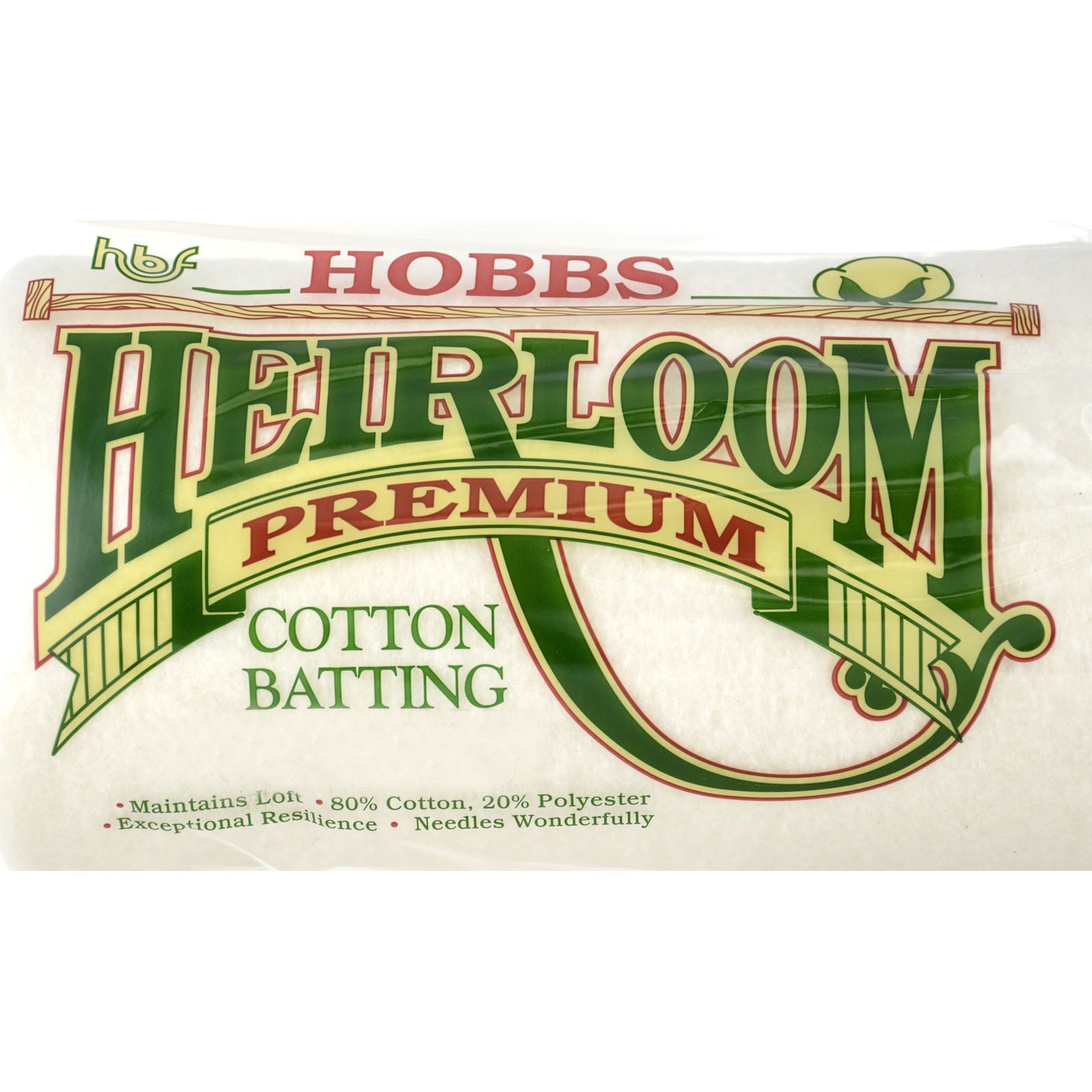 Hobbs Heirloom 80/20 Cotton/Poly Blend Batting 040086010395