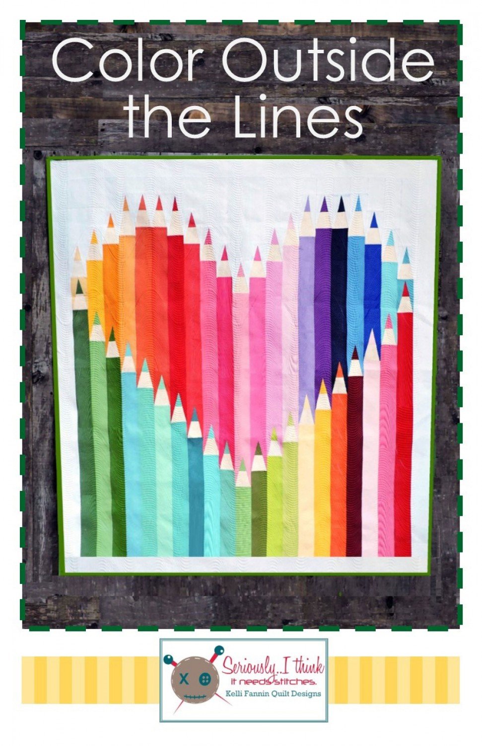 Color Outside the Lines Quilt Pattern 798295548634