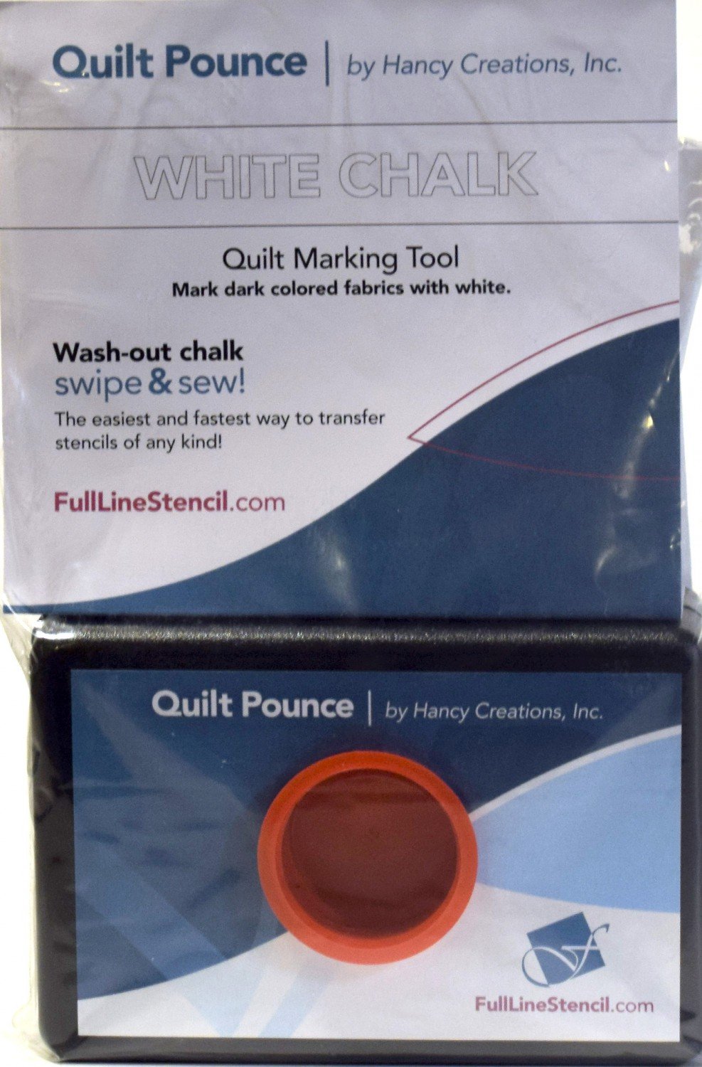 Stencil Chalk Transfer Quilt Pounce Pad White 99238303212
