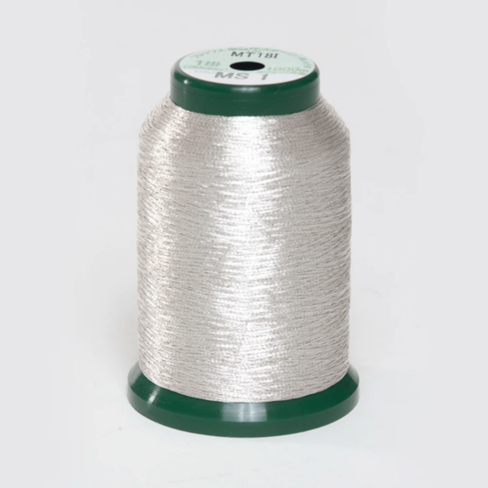 KingStar Metallic Embroidery Thread/Silver (1000 m)