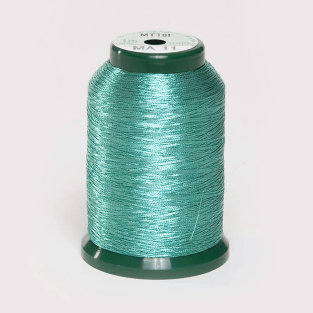 KingStar Metallic Embroidery Thread/Aqua (1000 m)