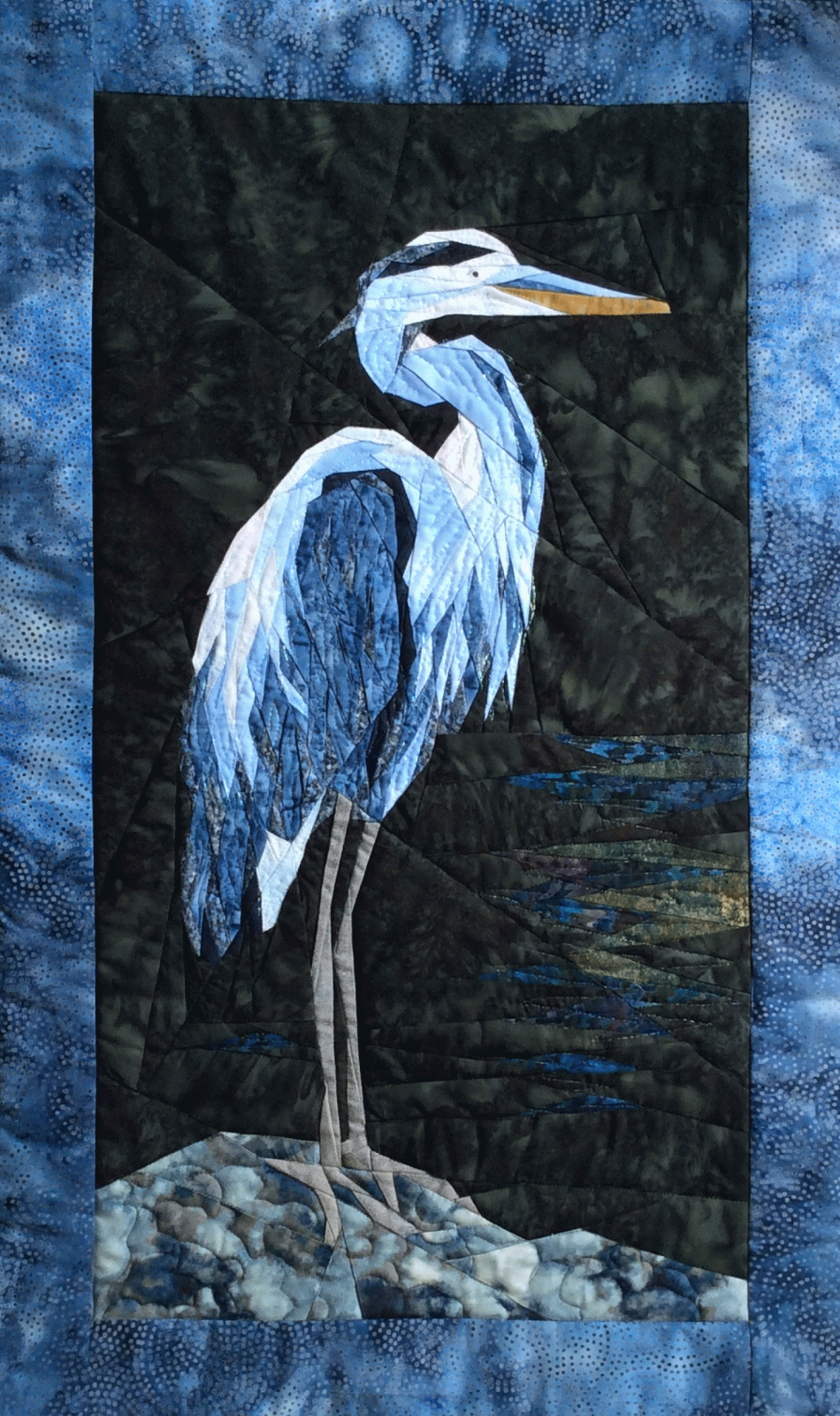 Blue Heron Fabric Kit