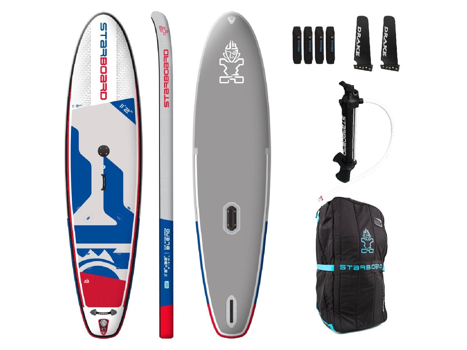Starboard Inflatable 11'2 Blend Deluxe Windsup (2020)
