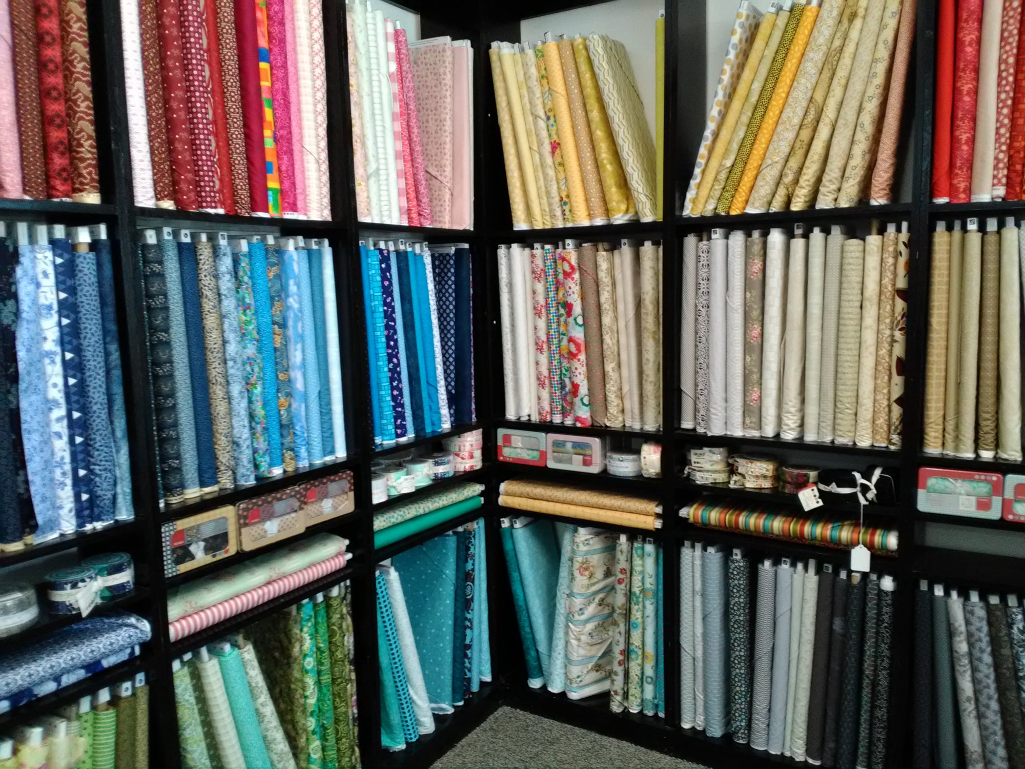 Rocking Bobbin Quilt Shop BERNINA and Brother sewing machines, Fabric