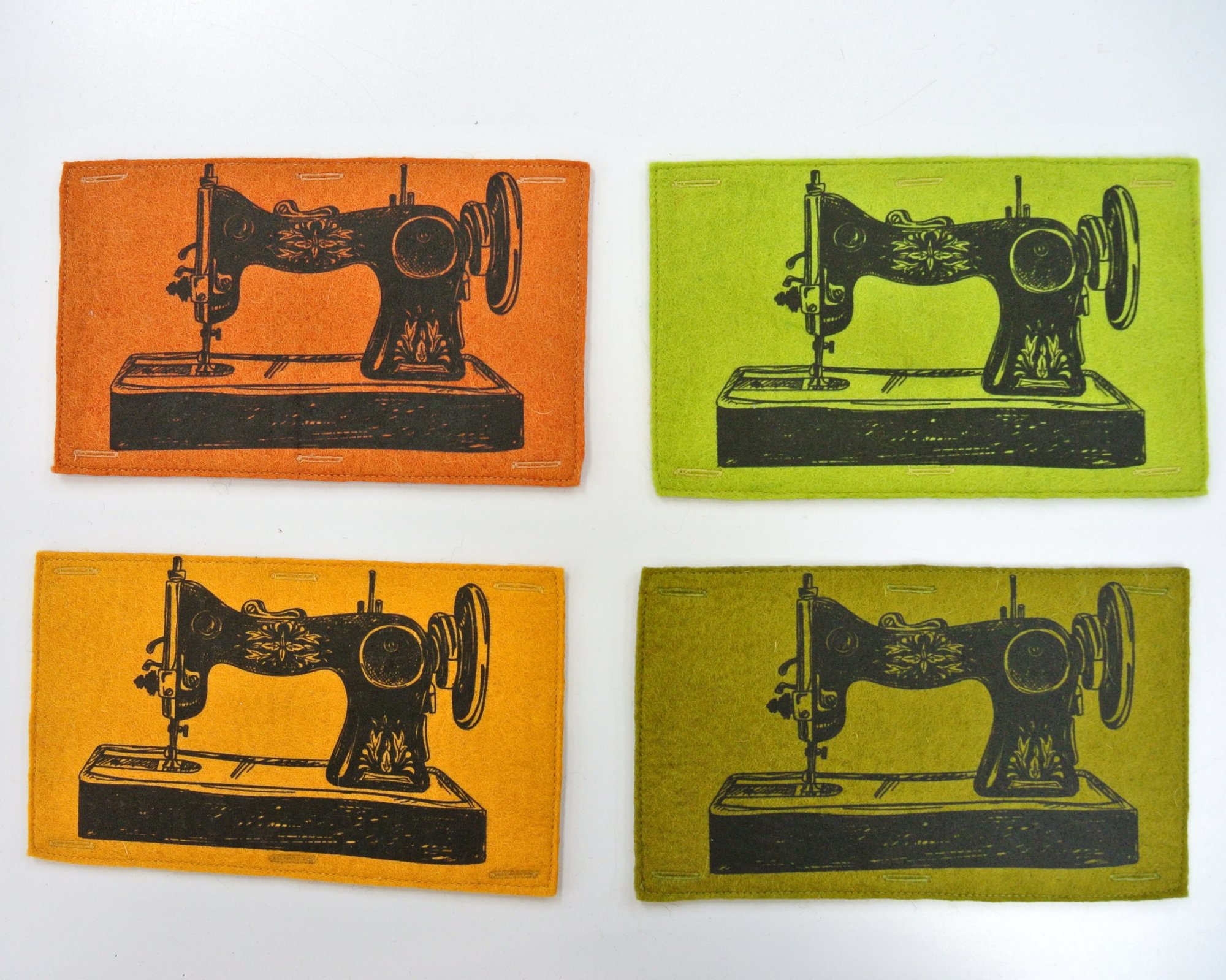 Felted Art Panel Sewing Machine