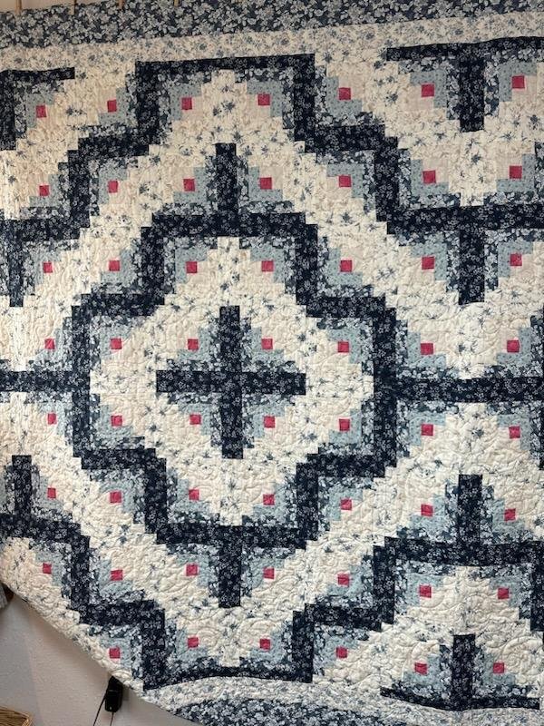 Log Cabin Cascade Quilt Kit