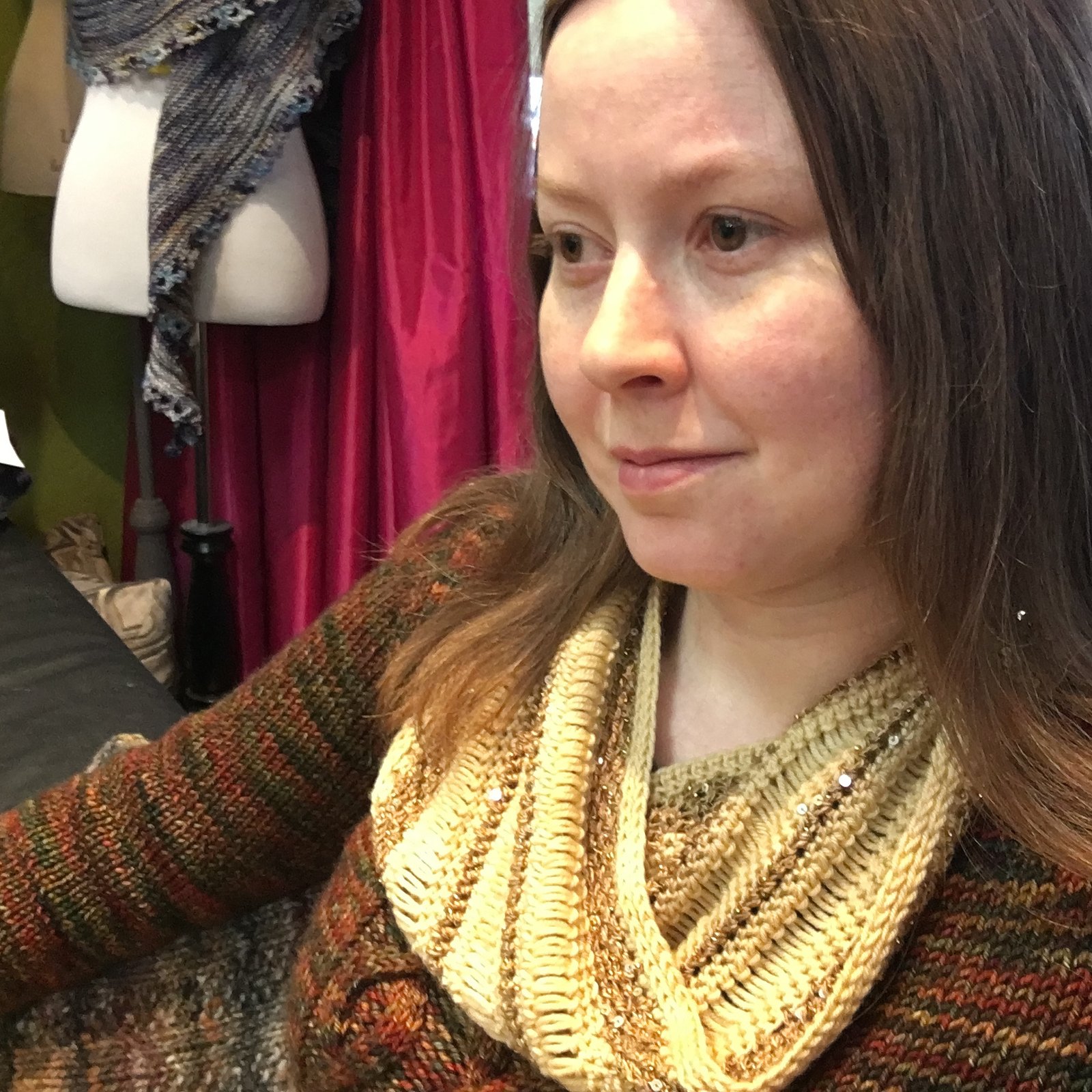 Basic Broomstick Crochet Cowl Via Zoom
