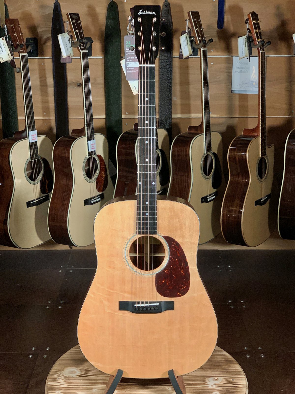 Eastman E1D All Solid Dreadnaught Acoustic Guitar 5719