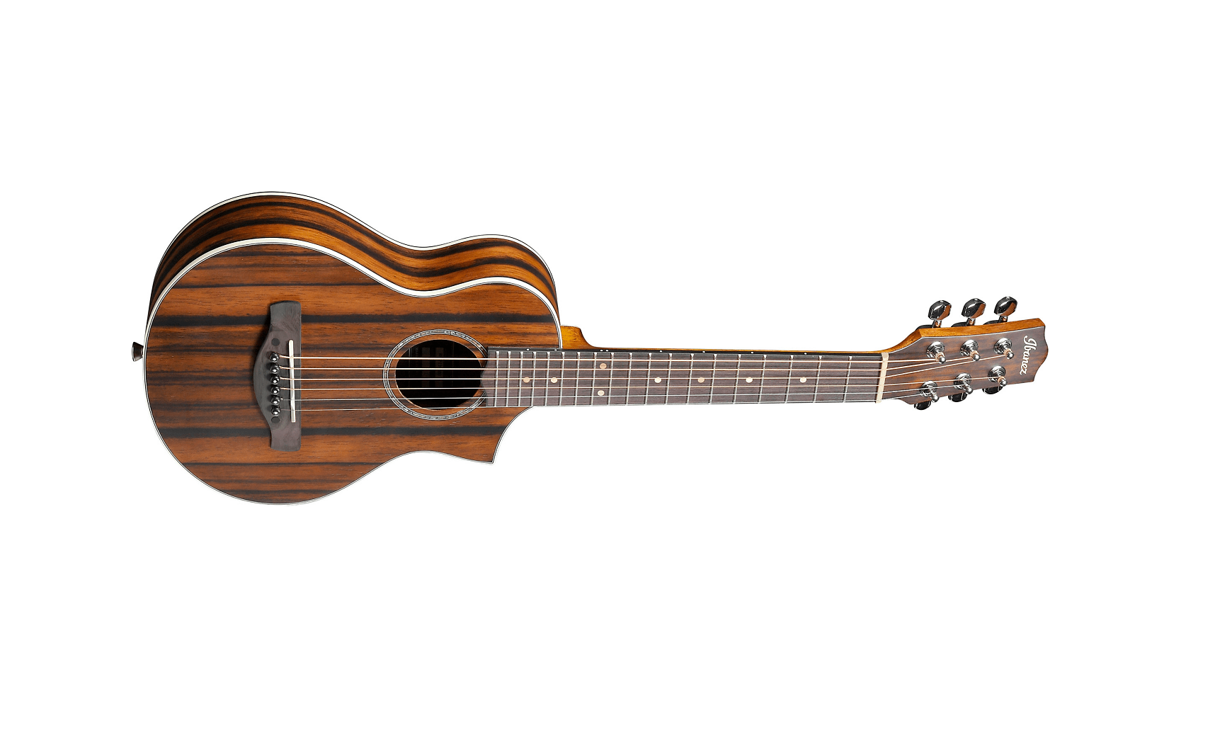 Ibanez EWP13DBO Piccolo Guitar, Dark Brown Open Pore 4549763230799