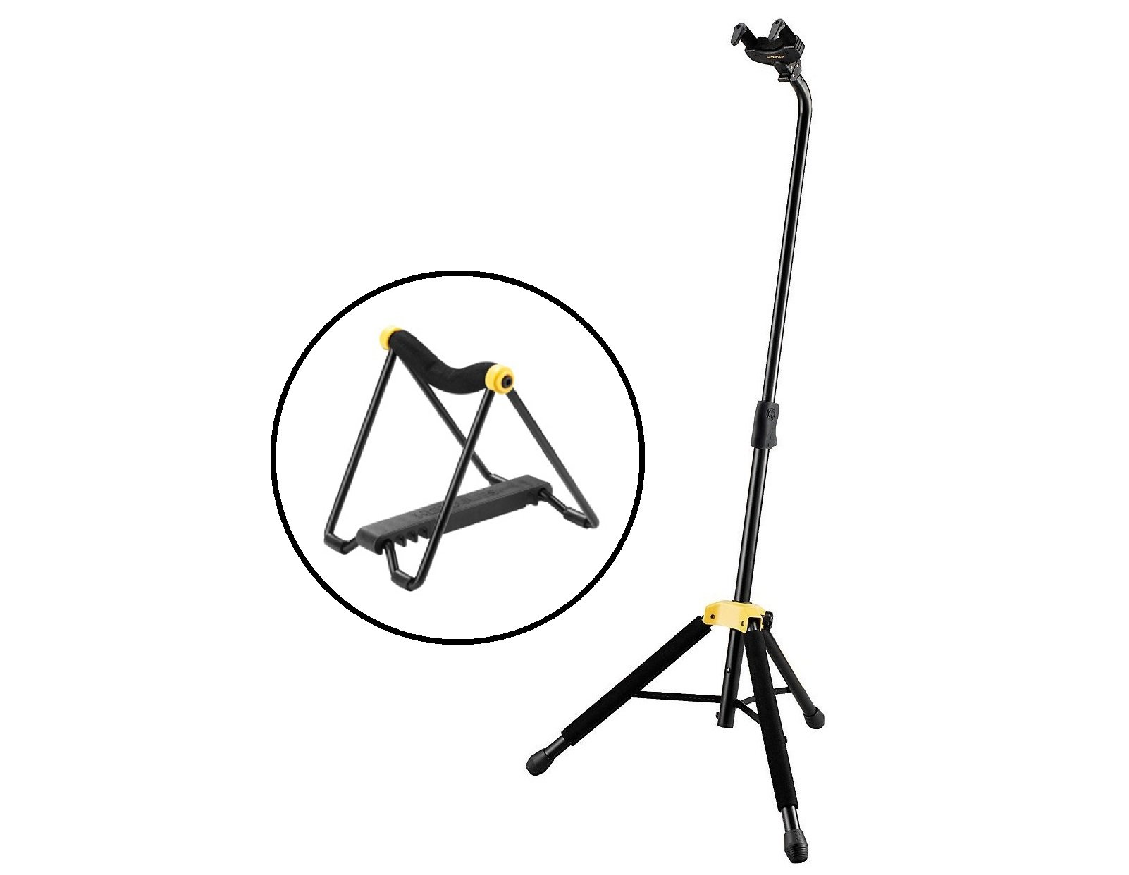 Hercules GS414BN Bonus Pack Single Guitar Stand with Neck Cradle