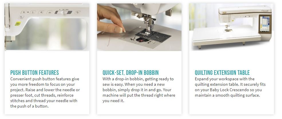 BABY LOCK CRESCENDO (BLCR)