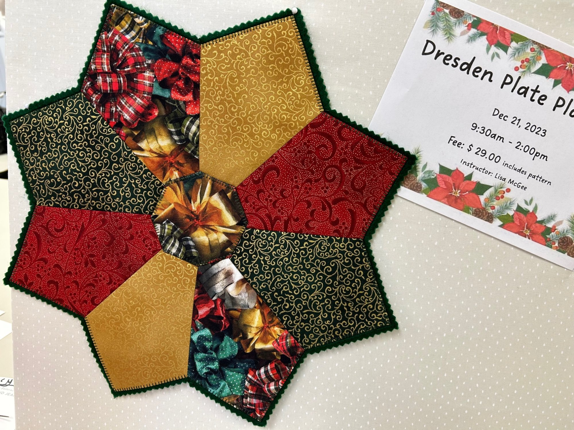 Dresden Plate Placemats