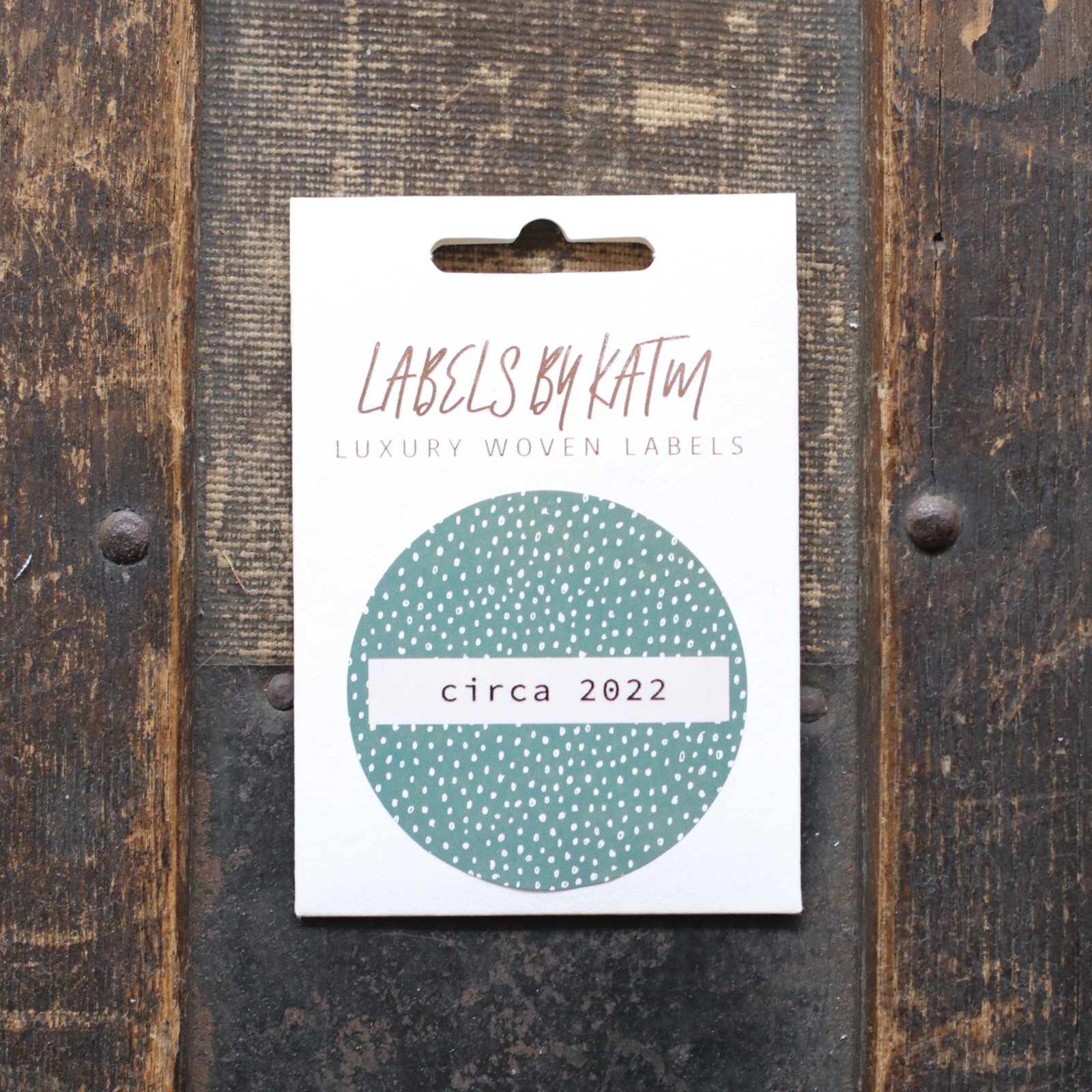 Woven Label Circa 2022