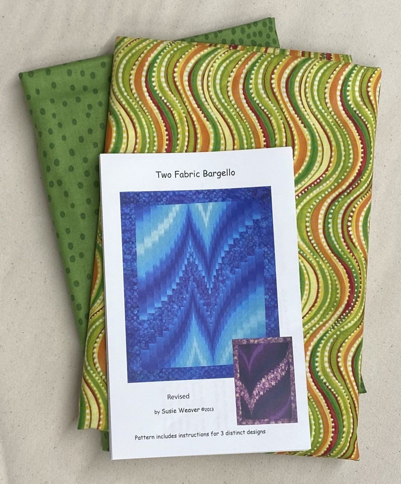 Bargello Quilt Kit Green