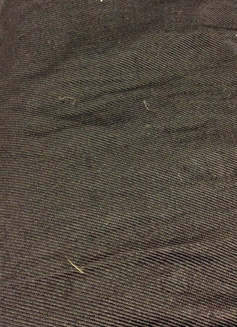 Challis with Gabardine Weave BLACK