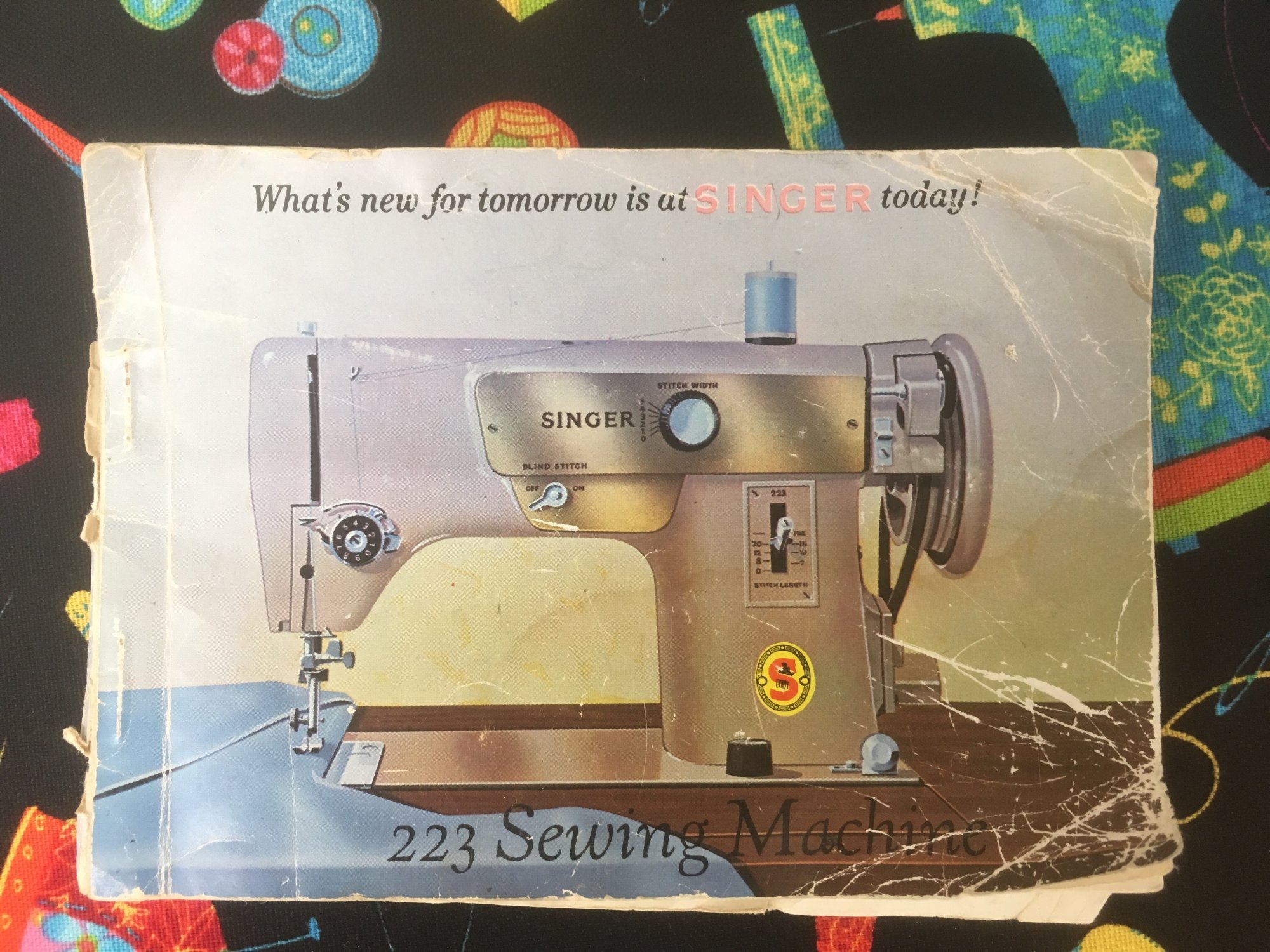 Singer 223 Sewing Machine Manual - USED