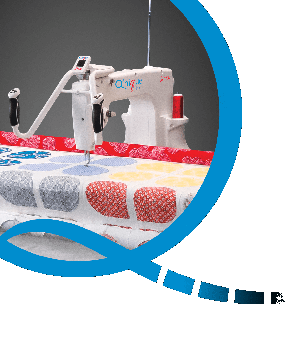 QNIQUE 15 Long Arm Quilting Machine with 10 ft Continuum King Frame