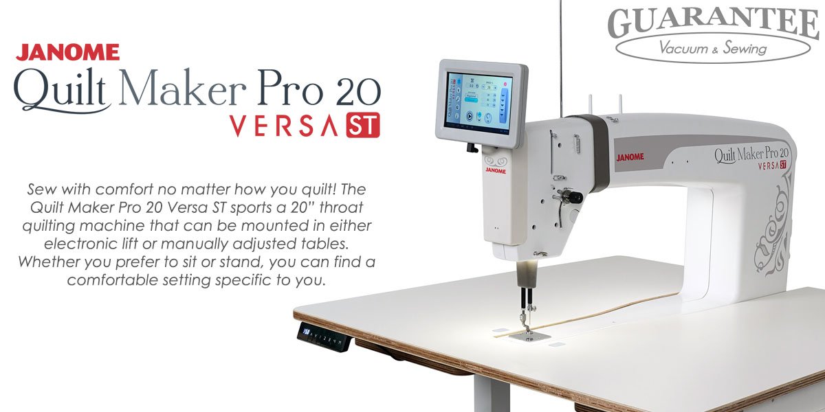 JANOME Quilt Maker Pro QMP Versa 20 ST with Regulation Table