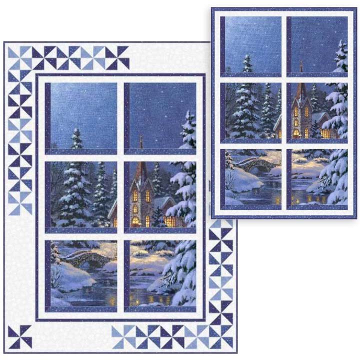 L. Silent Night Window Quilt
