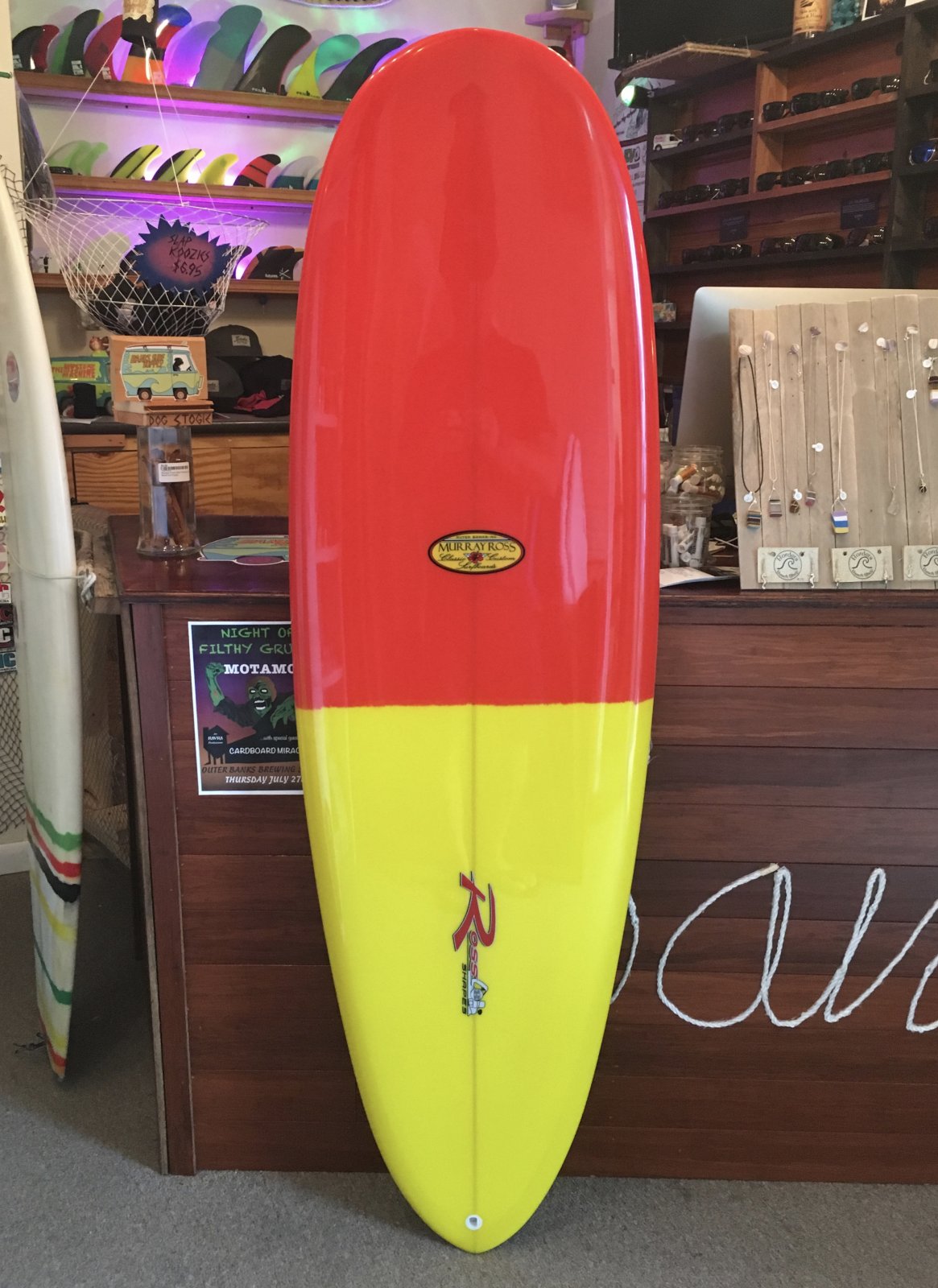 Gale Force Glass Murray Ross 5'10 Egg Surfboard