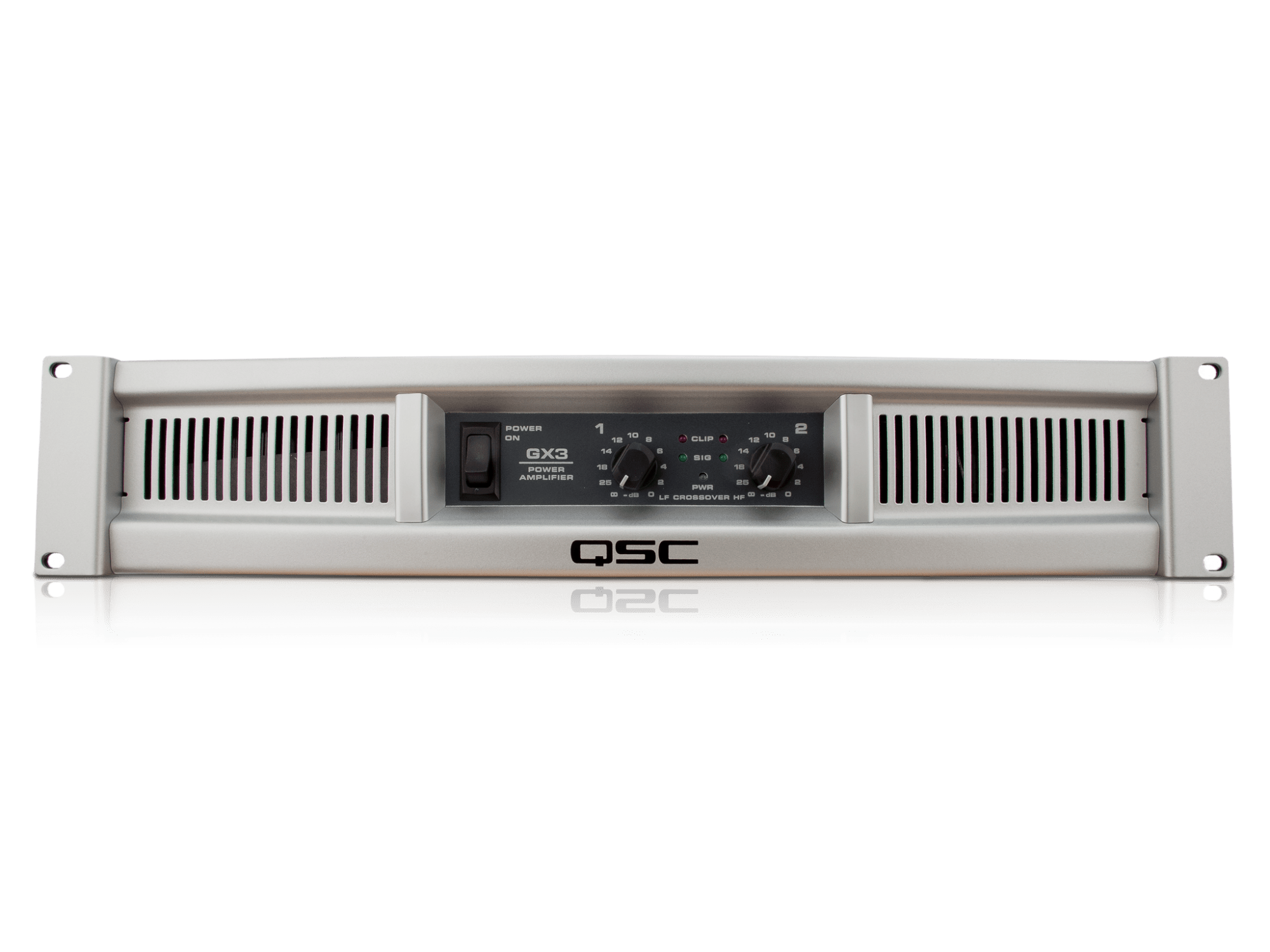 QSC GX3 300 Watt 8 Ohm Power Amplifier 684284055187