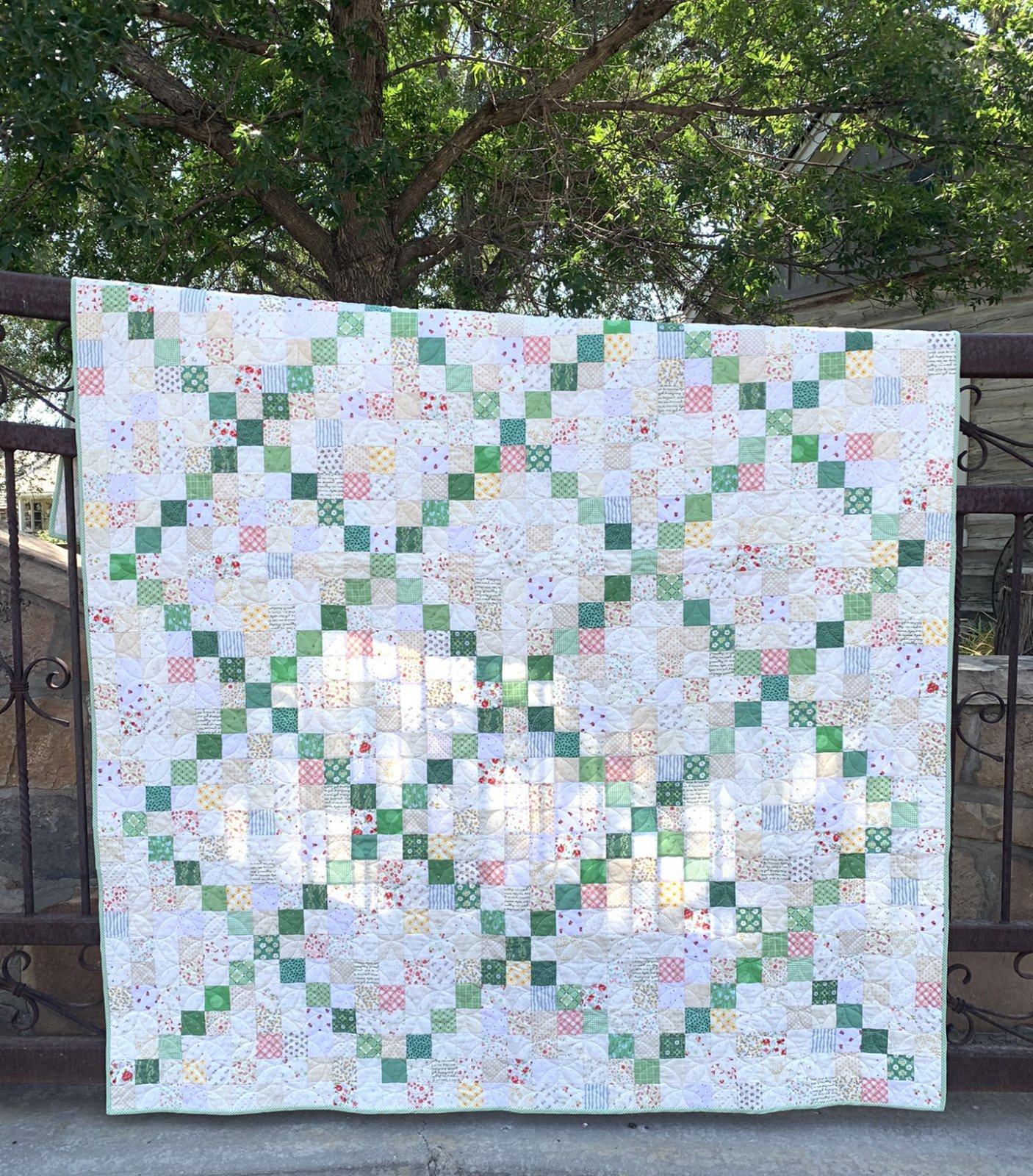Scrappy Irish Chain Quilt Kit