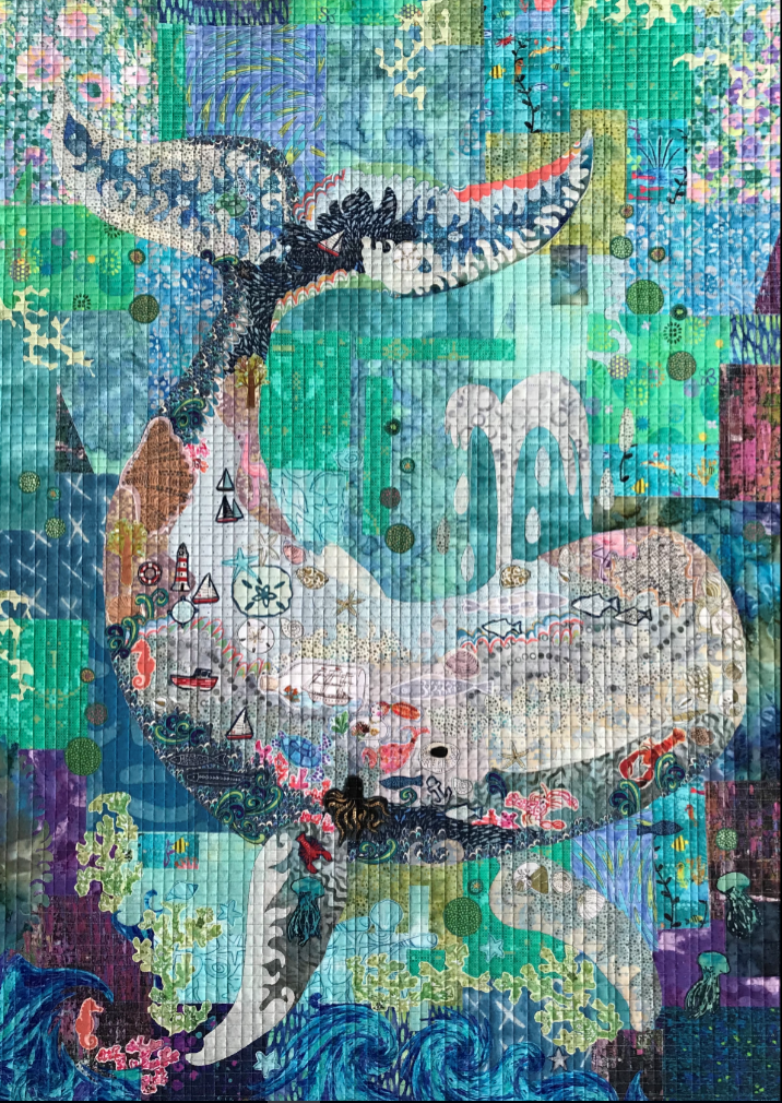 Tyde Collage Quilt Kit by Laura Heine