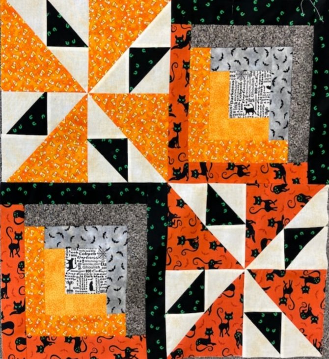 Bristol Learning to Quilt Halloween Table Topper