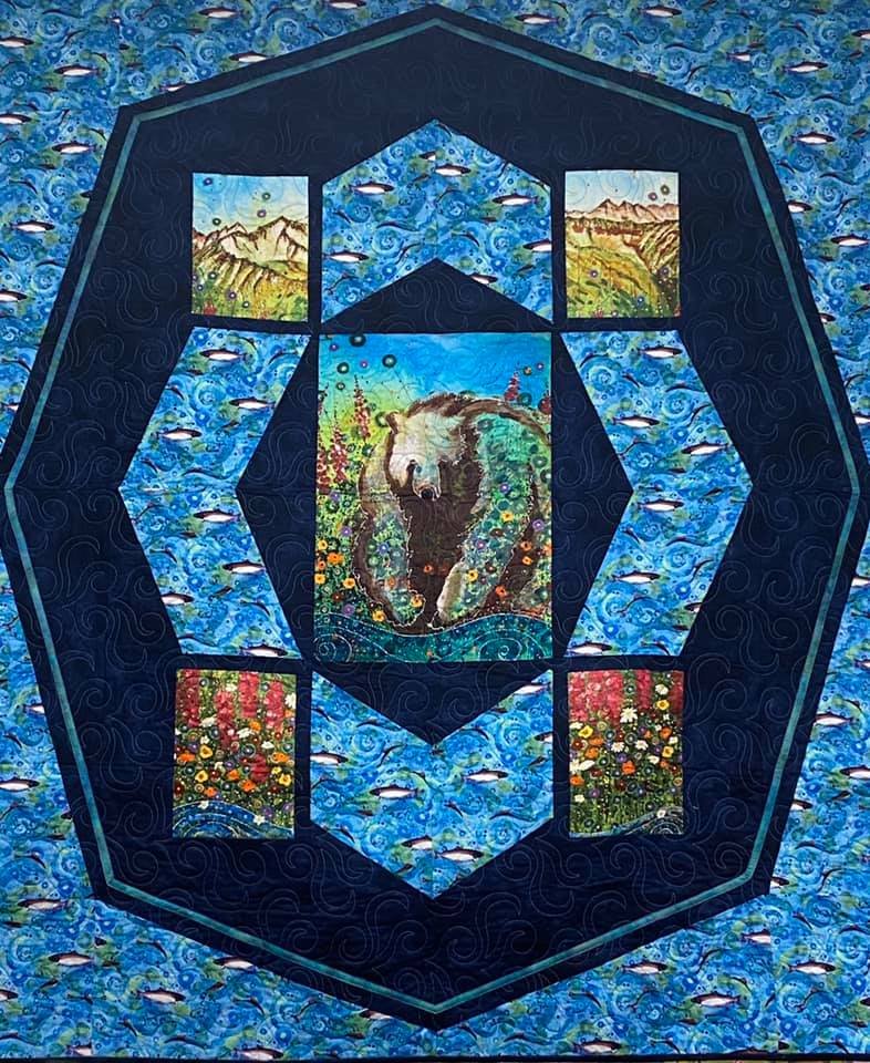 Alaska Dawn Quilt Kit 58 by 68