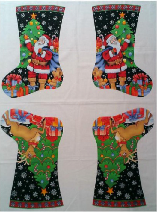 Christmas Stocking Panel