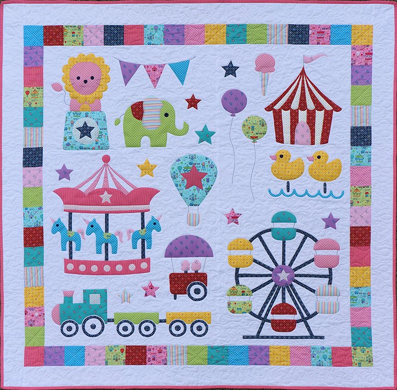 Mini Fun Fair Quilt Kit makes 58 x 58' Quilt