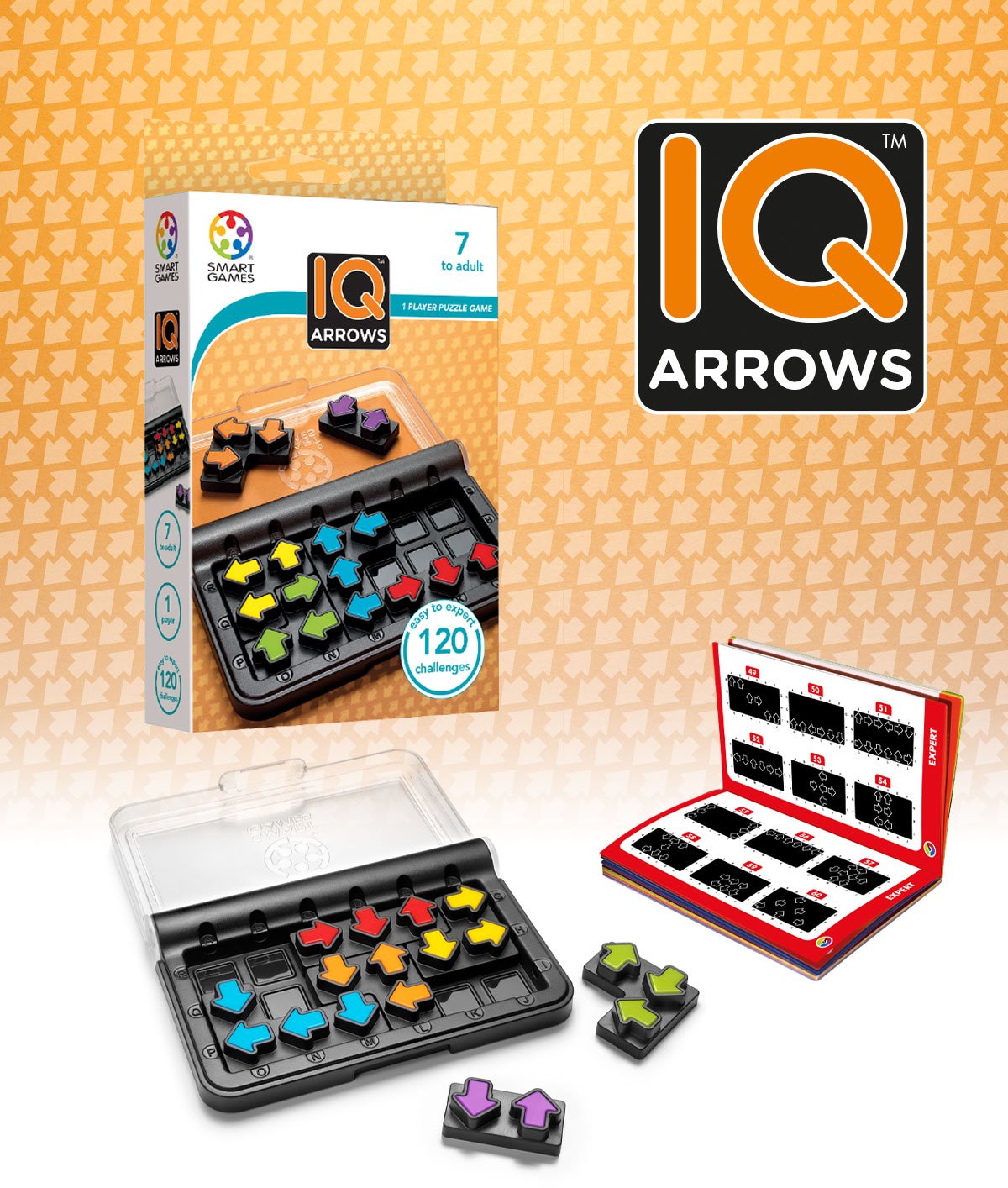 IQ ARROWS by Smart Games Travel Game 847563001514
