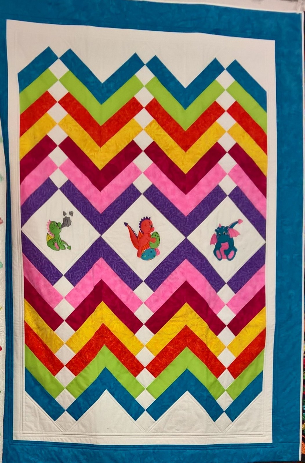 French Braid quilt as you go