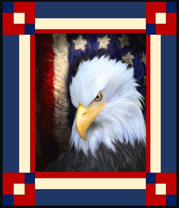 Eagle Wall Quilt KIT Two Options!
