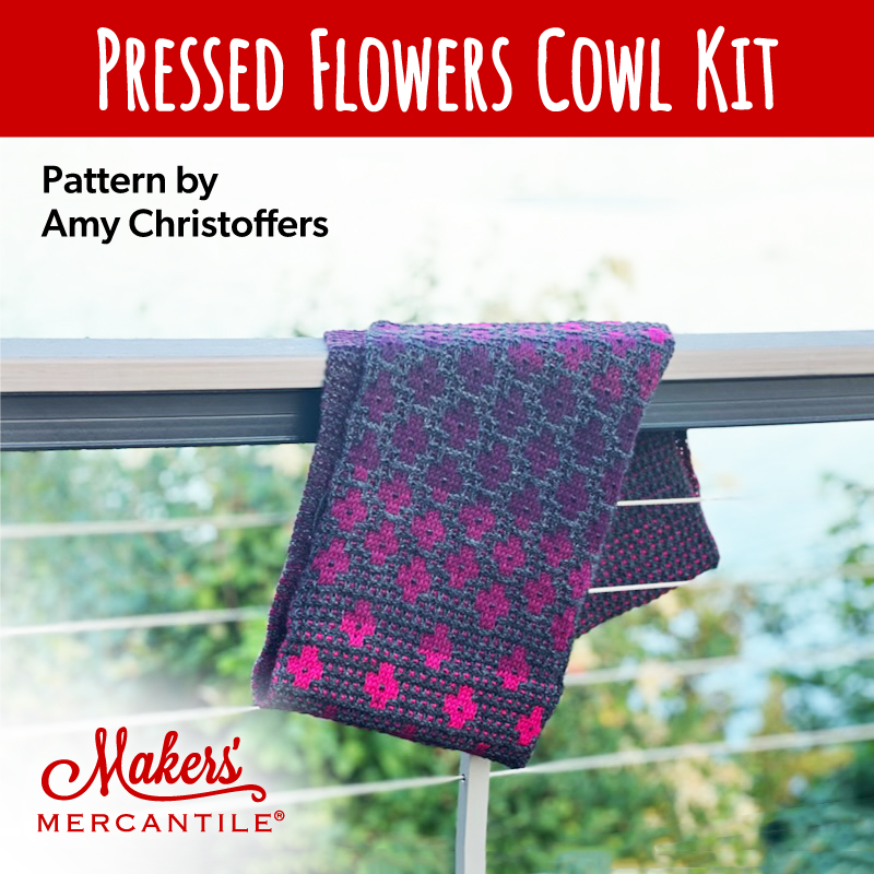 Pressed Flowers Cowl Kit