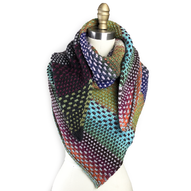 Nightshift Shawl Kit designed by Andrea Mowry