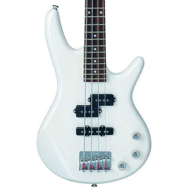 Ibanez miKro Short Scale Electric Bass Guitar White 606559530519