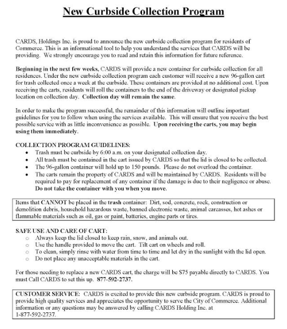 City of Commerce, Oklahoma 74339