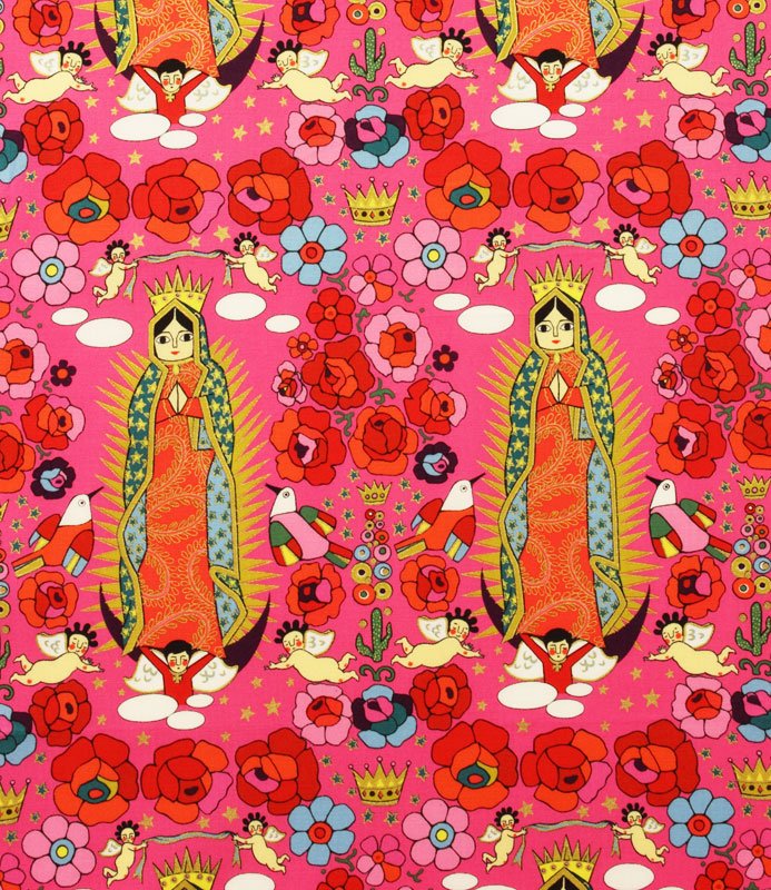 Our Lady of Guadalupe La Virgencita Mexico Folk Art Latin American