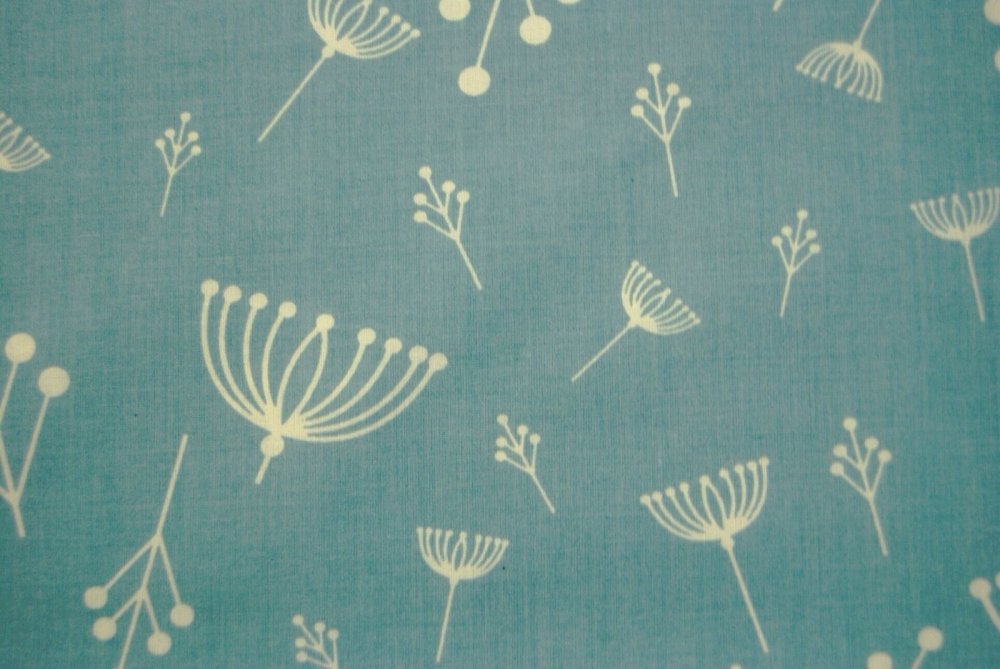 Charley Harper Flower Seed Organic Cotton Fabric Quilt Fabric Charles CHB13