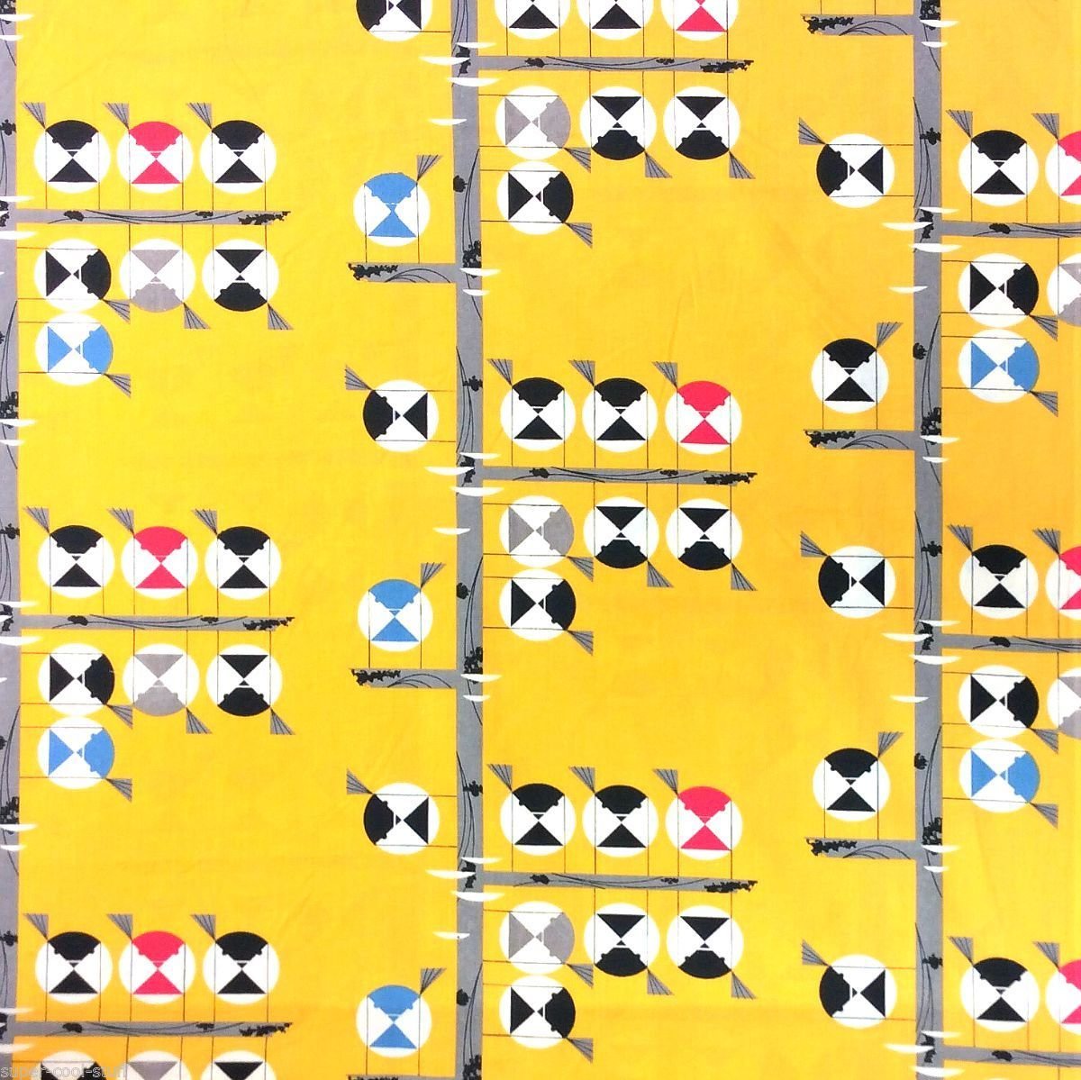 Charley Harper Family of Chickadees MCM Mid Century Modernism Abstract